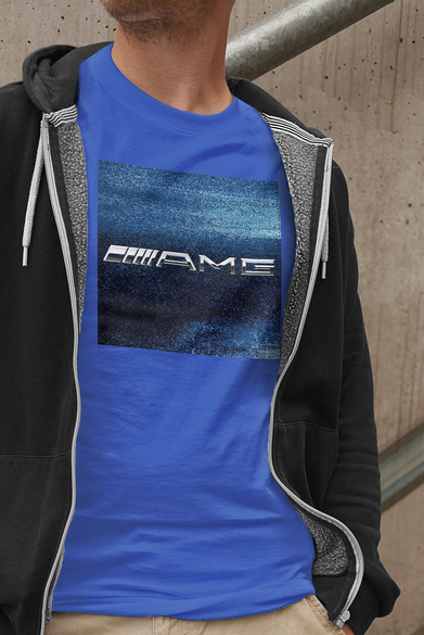 Koszulka z naszywką Mercedes AMG