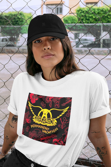 Koszulka z naszywką AEROSMITH 