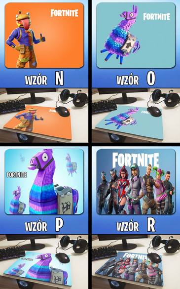Podkładka pod mysz FORTNITE 36x29cm Z POLSKI +imię