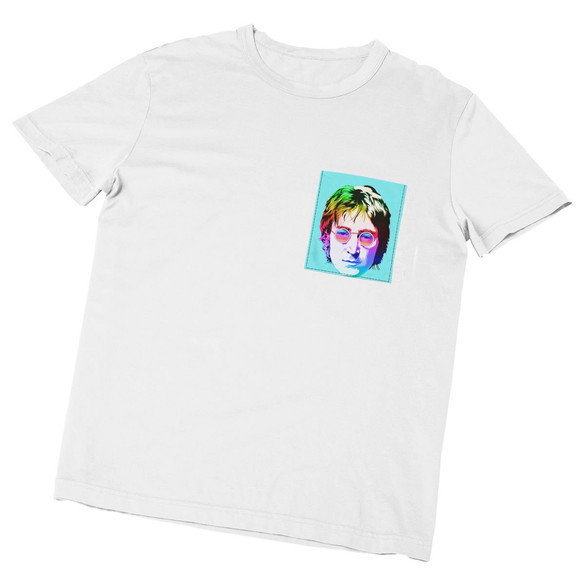 Koszulka z kieszonką JOHN LENNON
