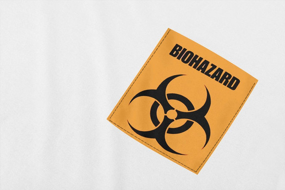 Koszulka z kieszonką Biohazard