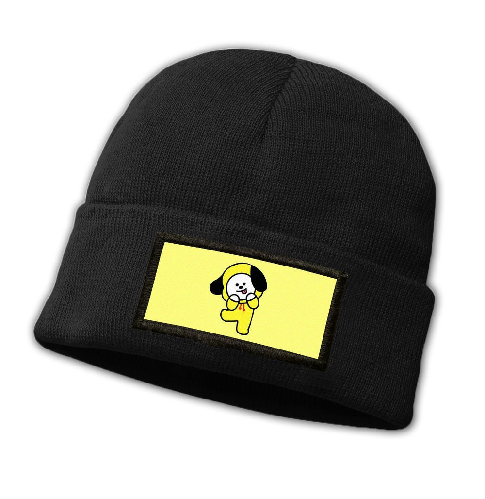 Czapka zimowa z naszywką BTS K-POP BT21 CHIMMY