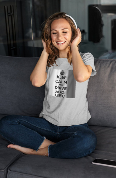 Bluzka damska z naszywką Audi Keep Calm