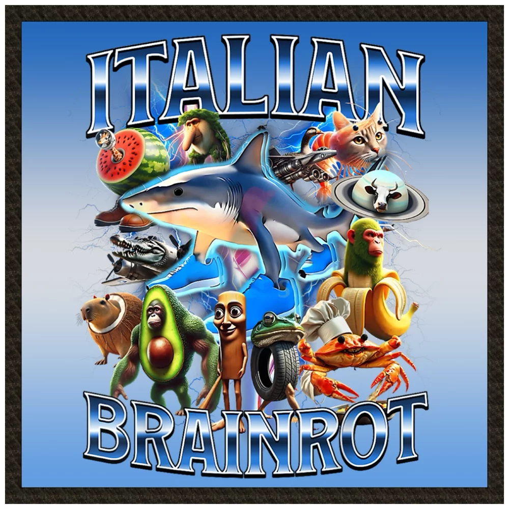 Naszywka Italian Brainrot Ekipa większa Stworków włoskich brainrotów