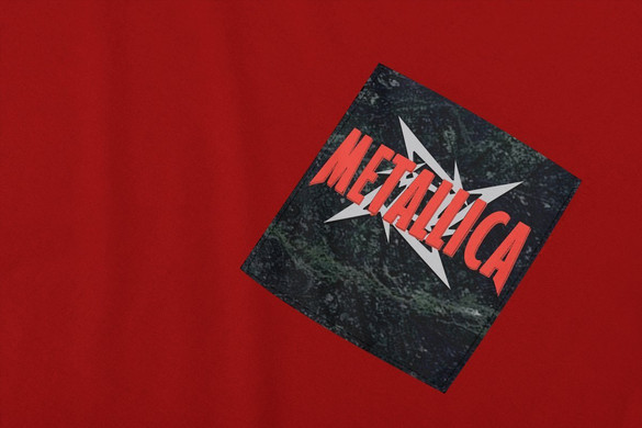 Koszulka z kieszonką METALLICA LOGO 08