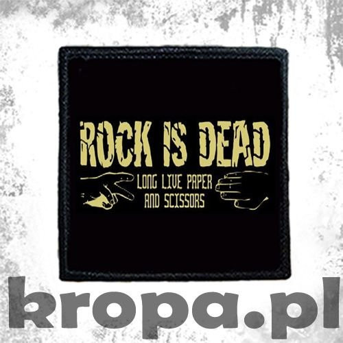 Naszywka ROCK IS DEAD