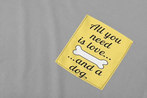 Koszulka z kieszonką ALL YOU NEED IS