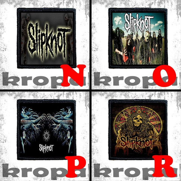 Naszywka SLIPKNOT 10 x 10 cm Dużo Wzorów!