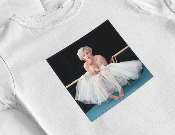 Bluzka damska z naszywką Marilyn Monroe 01