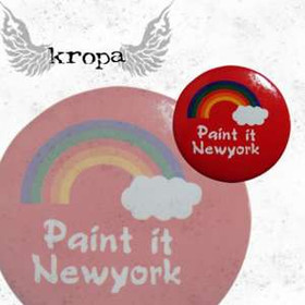 Przypinka mała PAINT IT NEW YORK