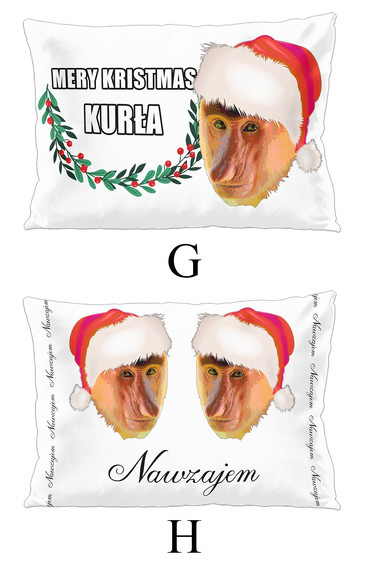 Zestaw ŚWIĄTECZNY poduszka i kubek + GRATIS! WZORY