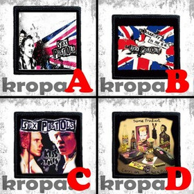 Naszywka SEX PISTOLS 8 X 8 cm Dużo Wzorów!