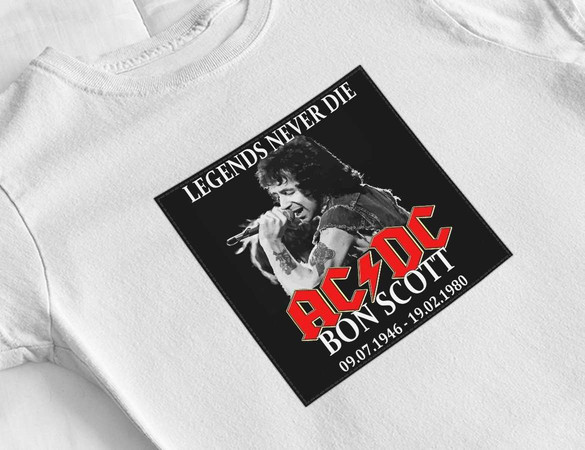 Bluzka damska z naszywką AC/DC Bon Scott