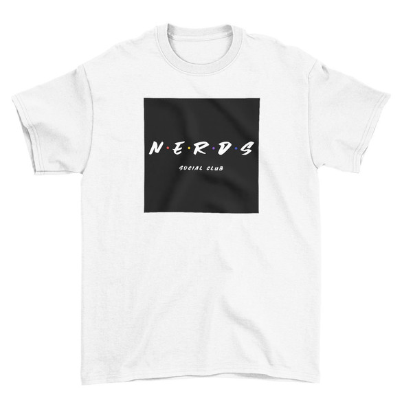 Koszulka z naszywką Friends -NERDS