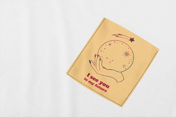 Koszulka z kieszonką I SEE YOU