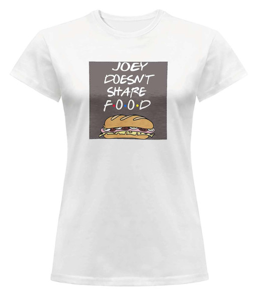 Bluzka damska z naszywką Friends food