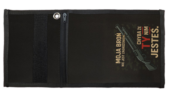 Portfel dla strzelca Moja Broń nie jest zagrożeniem… Chyba że ty nim jesteś