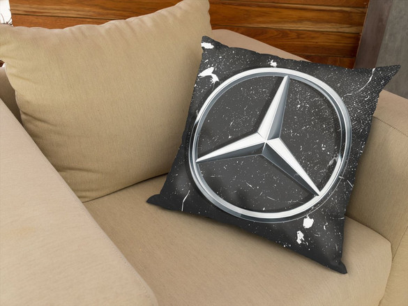Poduszka Mercedes logo