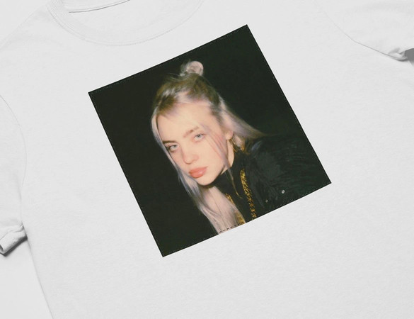 Koszulka z naszywką Billie Eilish 08