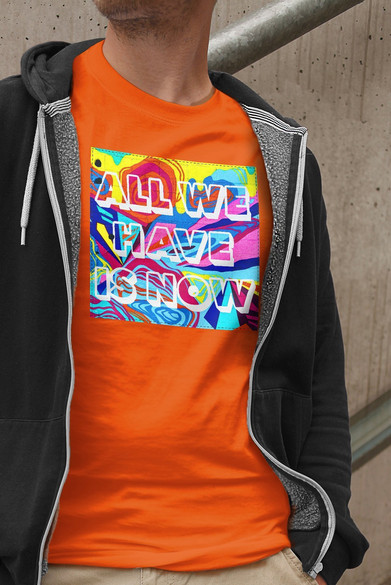 Koszulka z naszywką All we have is now