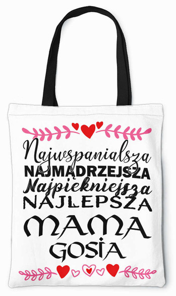 Torba na ramię NAJWSPANIALSZA NAJ....+ IMIĘ 4