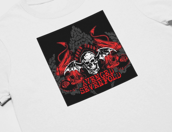 Koszulka z naszywką Avenged Sevenfold 01