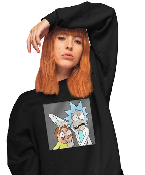 Bluza z naszywką Rick and Morty 01