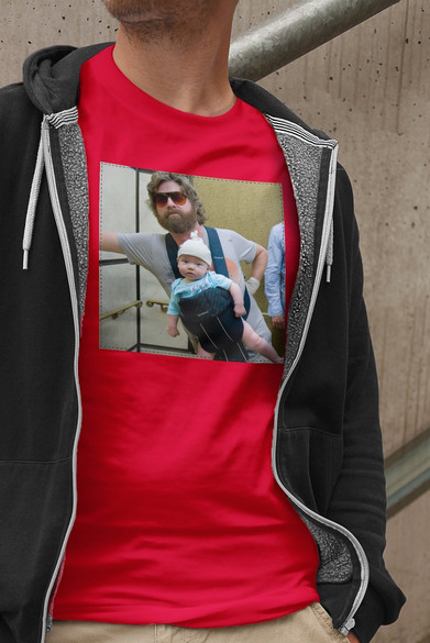 Koszulka z naszywką Kac Vegas Alan&Baby