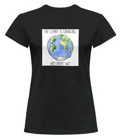 Bluzka damska z naszywką The Climat...