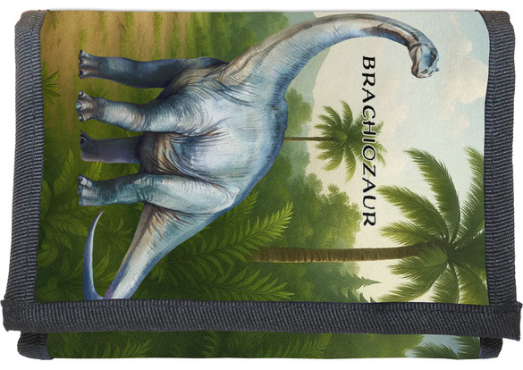 Portfel Dinozaury Brachiozaur z imieniem dziecka