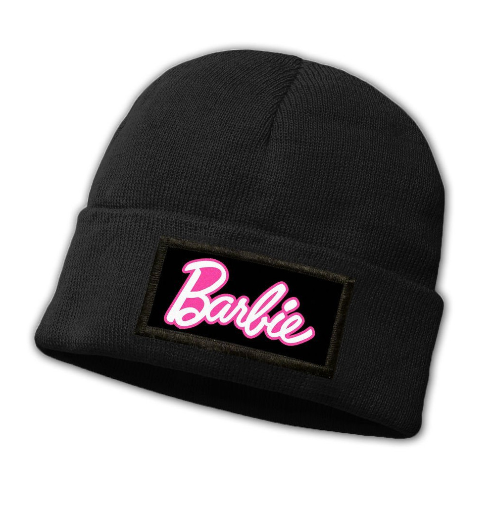 Czapka zimowa z naszywką BARBIE
