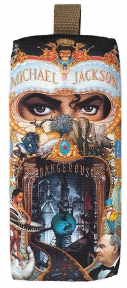 Piórnik szkolny prostokątny Michael Jackson Dangerous z imieniem – personalizowany