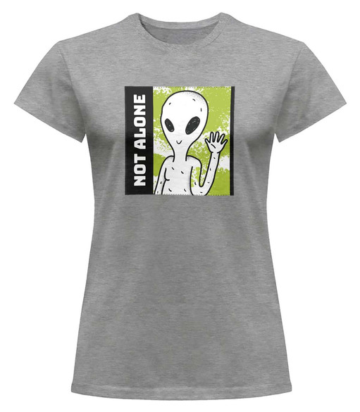 Bluzka damska z naszywką Not alone