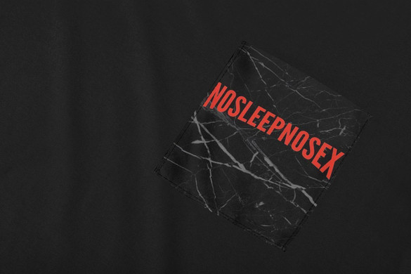 Koszulka z kieszonką NOSLEEPNOSEX