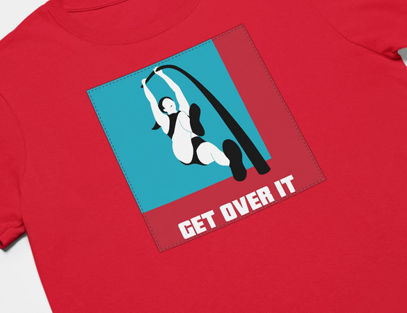 Koszulka z naszywką Get over it