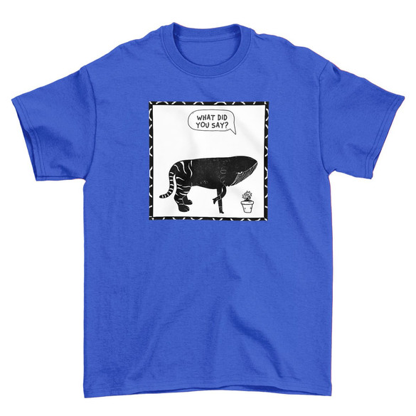 Koszulka z naszywką What did you say?