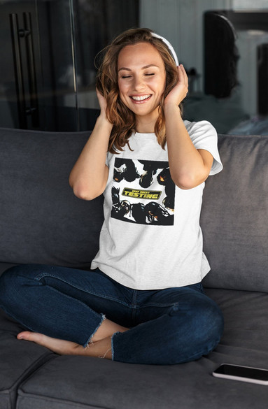 Bluzka damska z naszywką Asap Rocky Testing