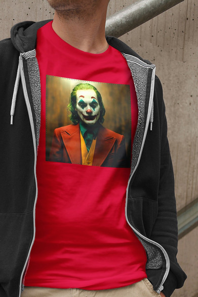 Koszulka z naszywką Joker Lift Scene