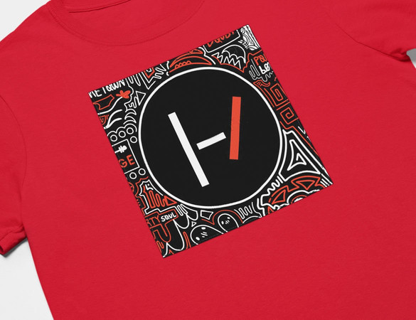 Koszulka z naszywką Twenty One Pilots 05