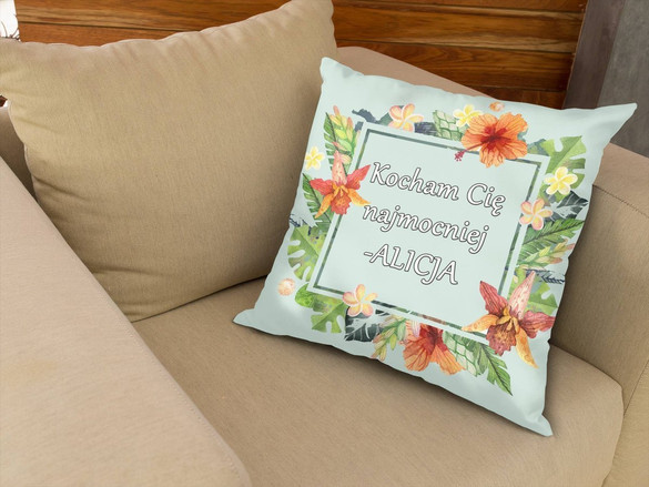 Poduszka na Walentynki DODAJ NAPIS