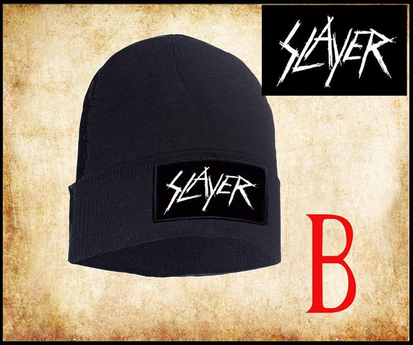 Czapka zimowa z naszywką SLAYER