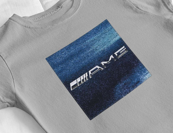 Bluzka damska z naszywką Mercedes AMG