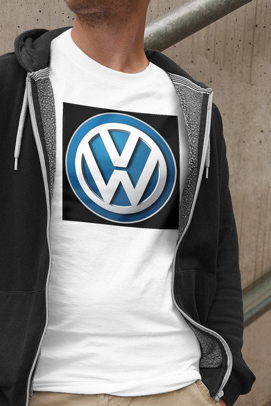 Koszulka z naszywką Volkswagen logo black