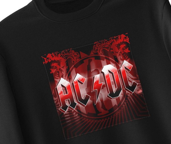 Bluza z naszywką AC/DC Black Ice