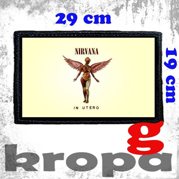Naszywka duża na ubranie NIRVANA