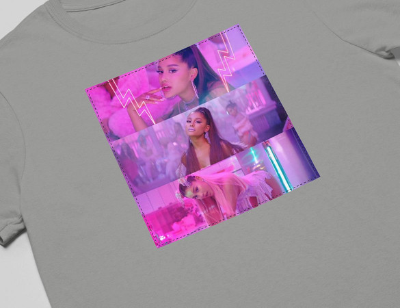 Koszulka z naszywką ARIANA GRANDE 03