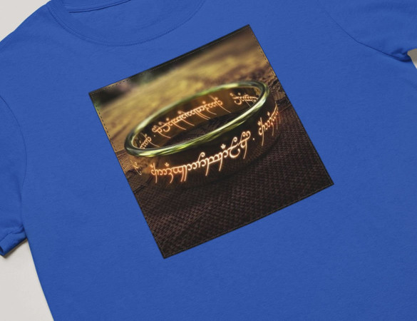 Koszulka z naszywką Lord of the Rings –Ring