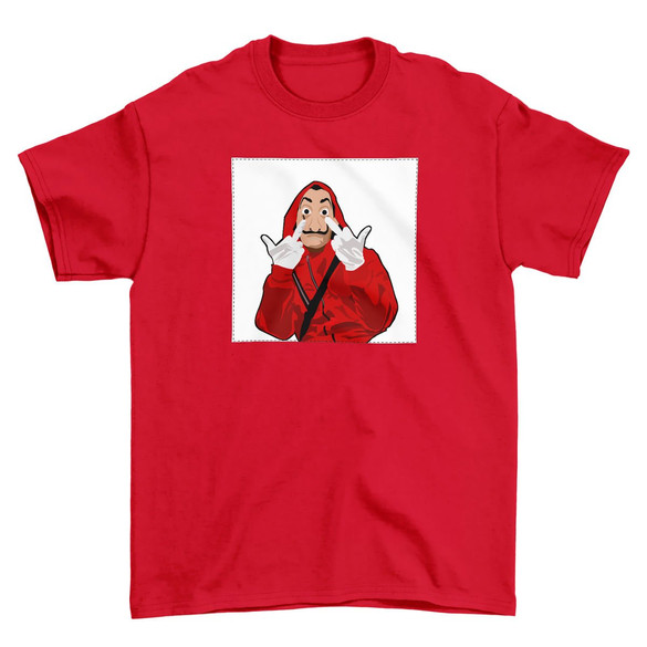 Koszulka z naszywką Dom z papieru 03