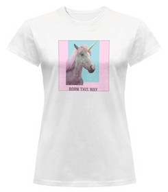 Bluzka damska z naszywką Born this way