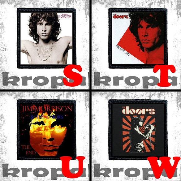 Naszywka THE DOORS 8 X 8 cm Dużo Wzorów!